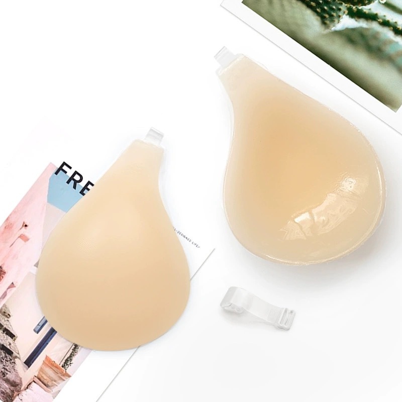 Sutiã Adesivo em Silicone Médico – Efeito Natural, Sem Irritação e Alta Fixação