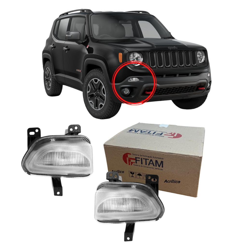 Pisca Seta Do Parachoque Jeep Renegade 2015 2016 2017 2018