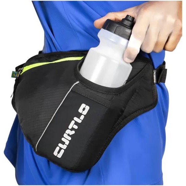 Pochete de Hidratação Curtlo X-Run - Corrida, Trilhas e Aventuras - 1 Frasco de 500ml - Ajustável e Leve