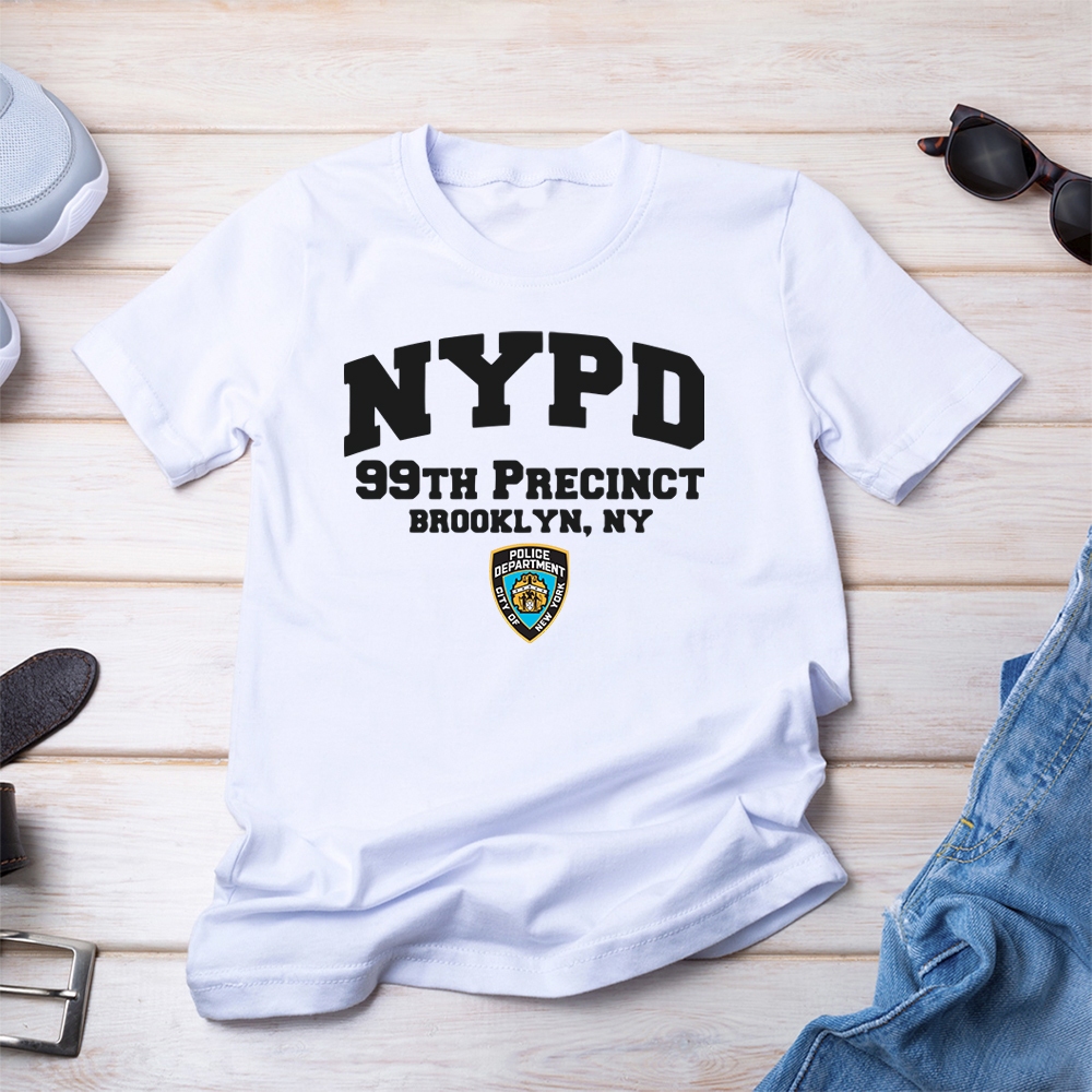 Camiseta Slim Estampada Brooklyn Seriado Engraçado 99 Blusa Unissex Confortavel 100% Algodão 30.1