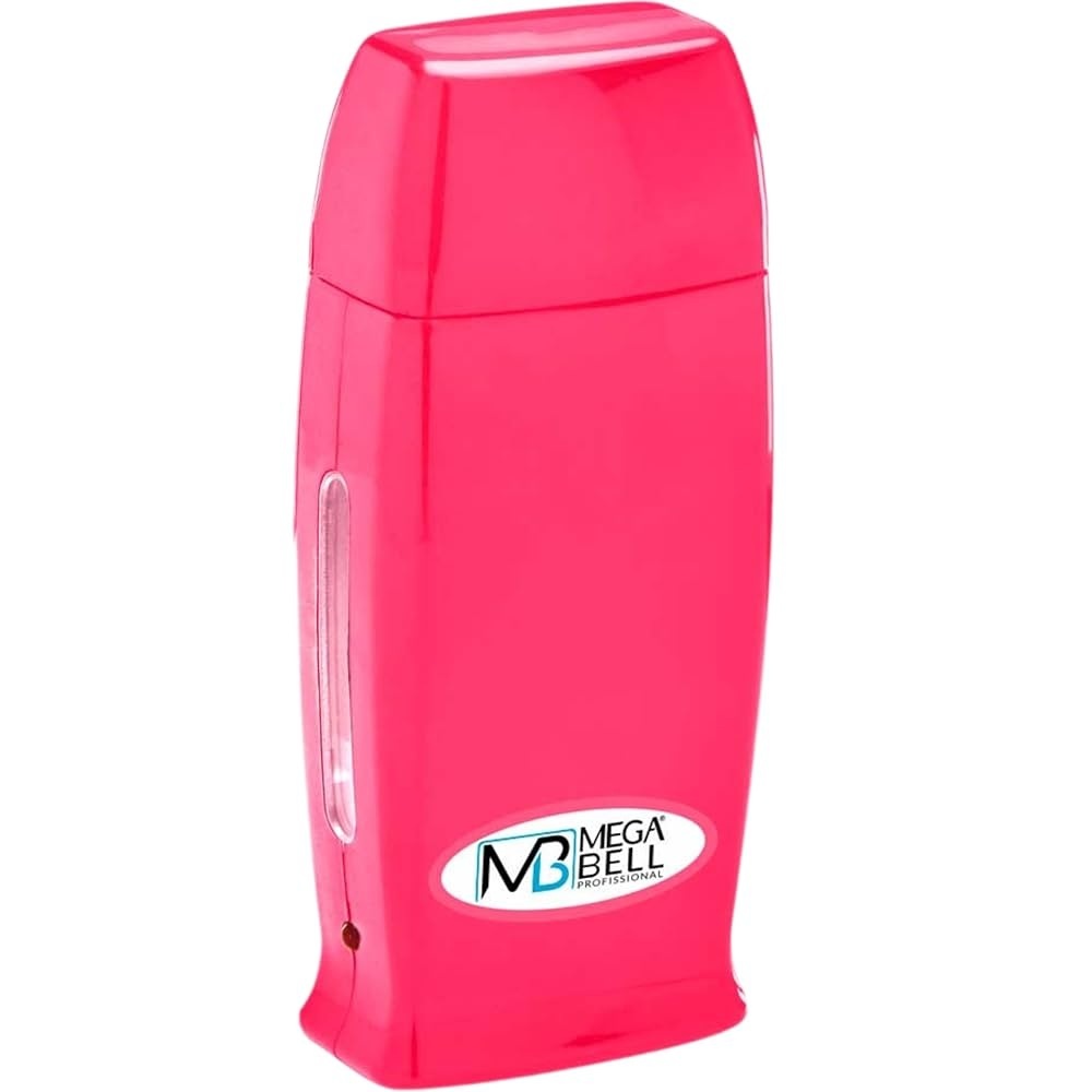Aquecedor de Cera Roll-on Mega Bell Pink | Depilador Rollon Profissional Portátil - Bivolt Automático