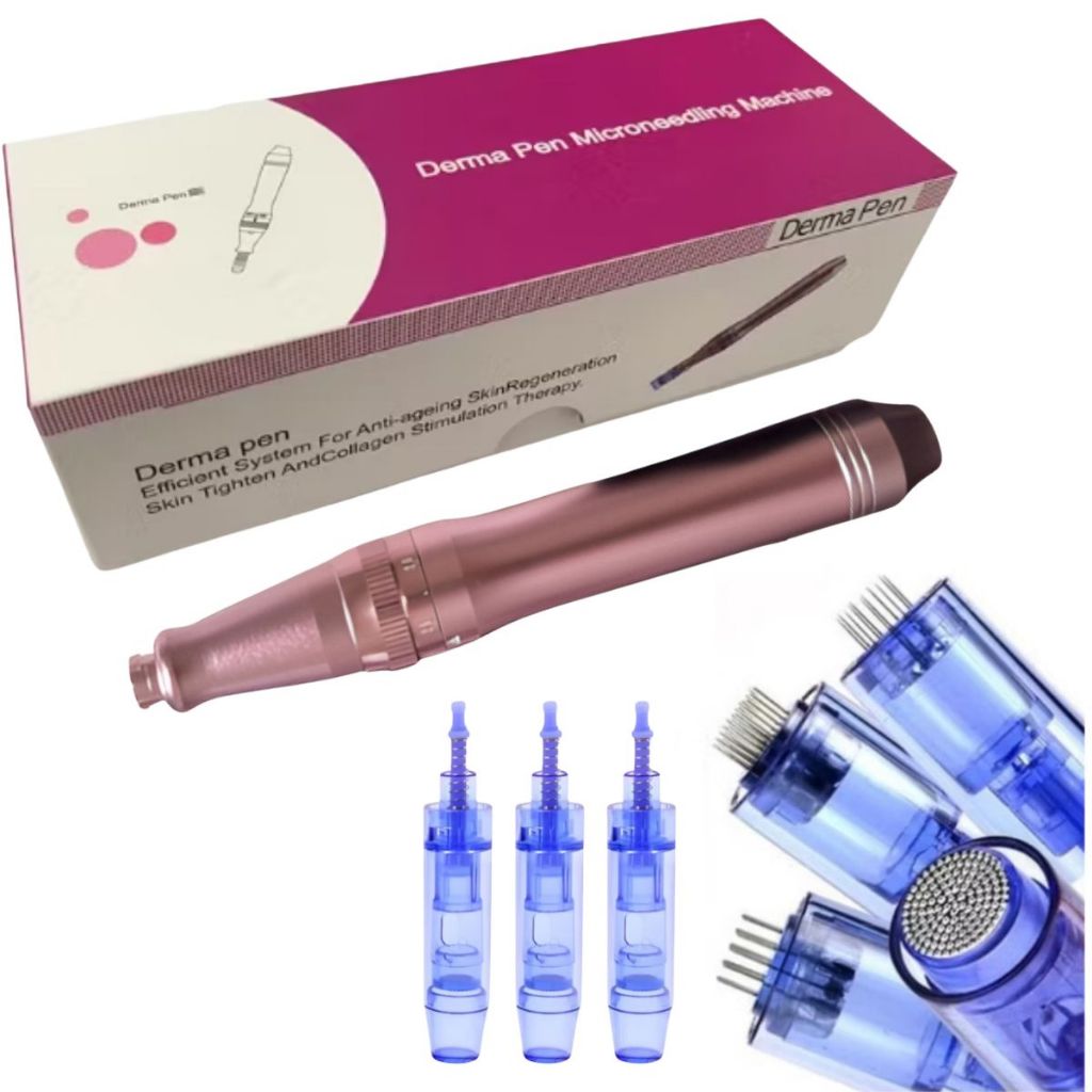 Caneta Dermapen M7 + 10 Cartucho Para Microagulhamento
