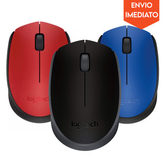 Mouse sem fio Logitech M170 com Design Ambidestro Compacto, Conexão USB e Pilha Inclusa…