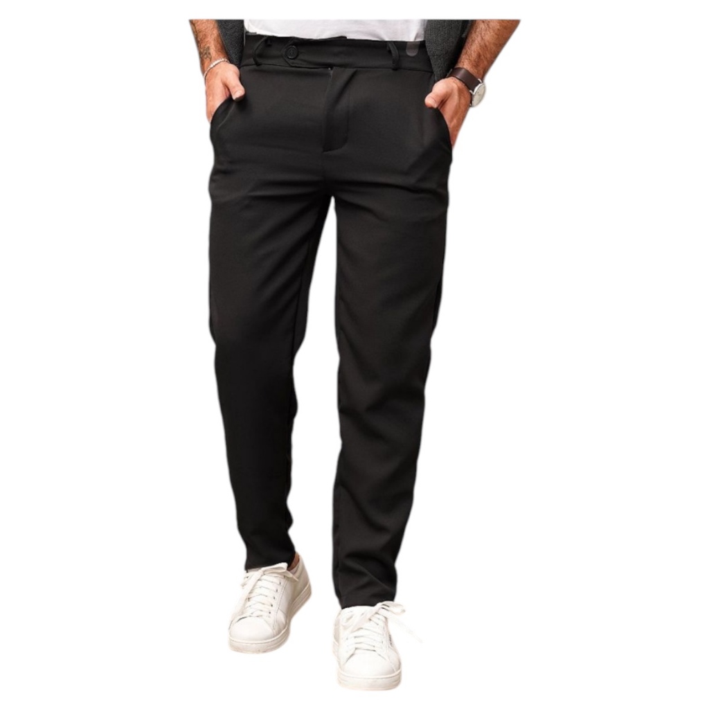 Calca Masculina Tecido Ultra Leve Social Em Alfaiataria Corte Reto  Italiana