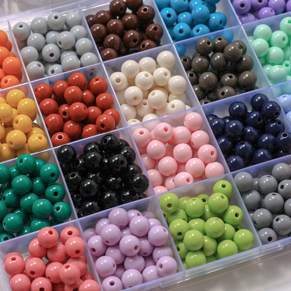 Pérola Leitosa 20MM Furo Passante 20g aprox 21 peças diversas cores em Oferta na Shopee