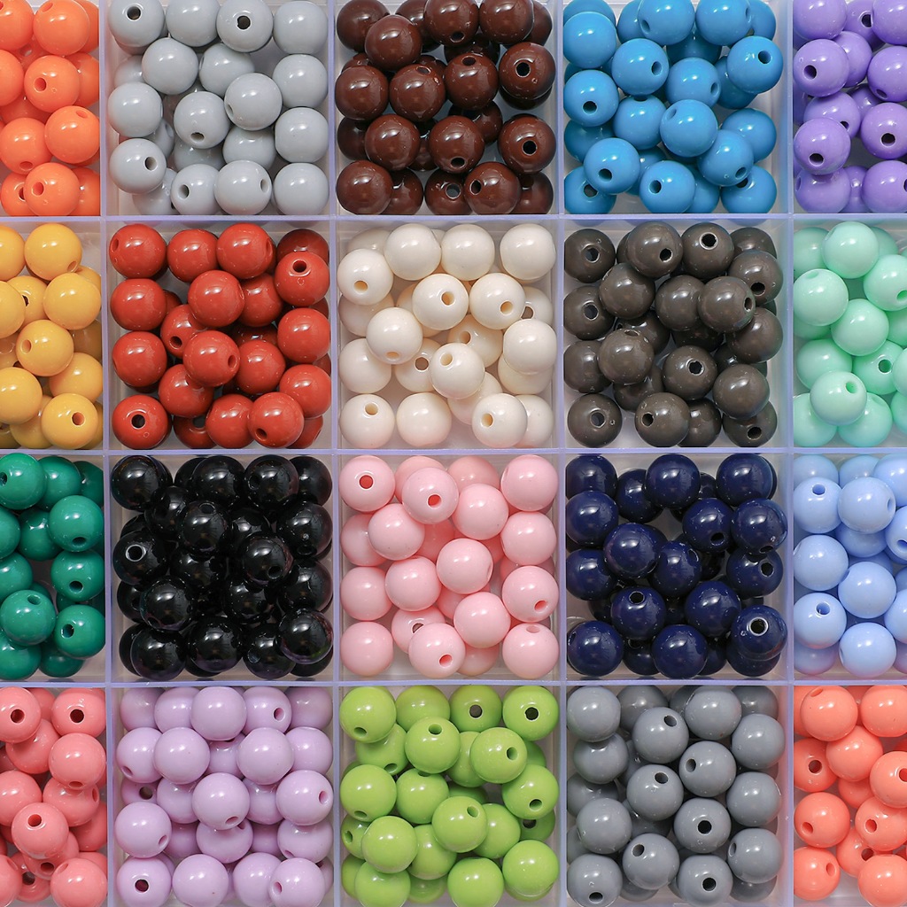 Pérola Leitosa 8MM Furo Passante 100g aprox 360 Unidades em Oferta na Shopee