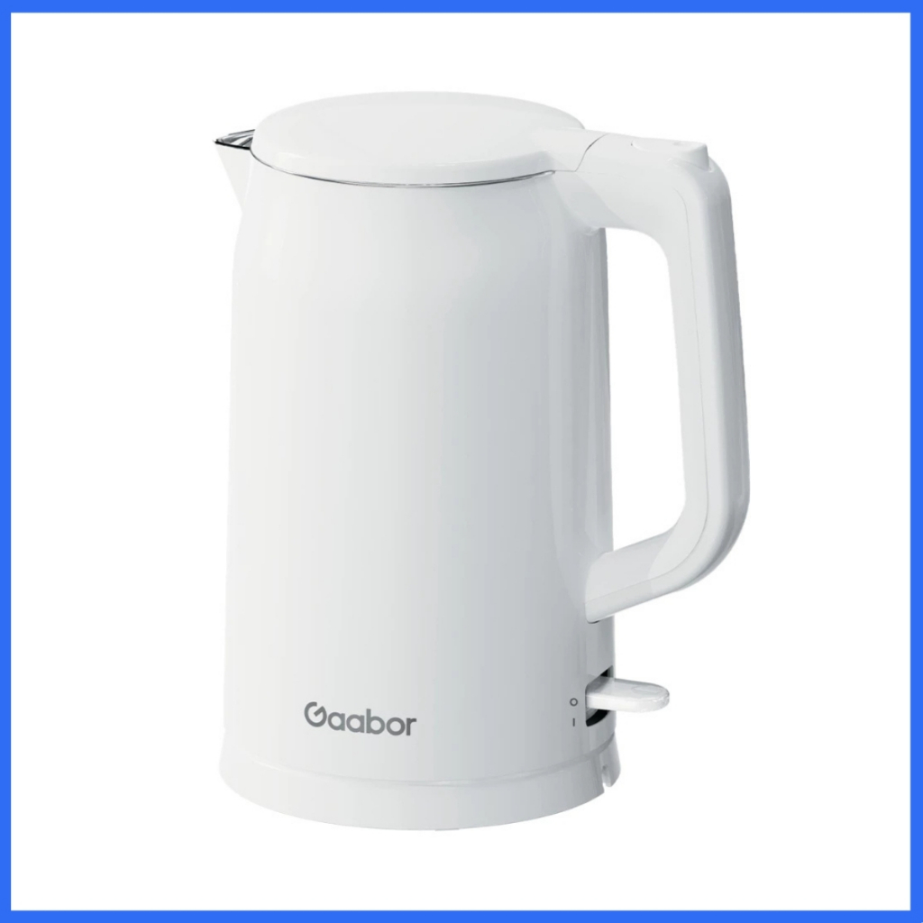 Chaleira Elétrica 1.7L 110v/220v Gaabor Aço Inox Filtro Coador e Desligamento Automático em Oferta na Shopee