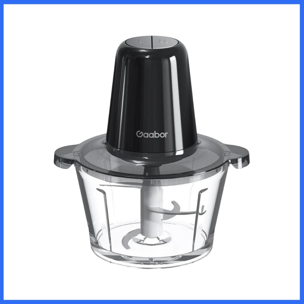 Processador Gaabor 2L 300W – 4 Lâminas Inox, Copo de Vidro, Ideal para Legumes e Carnes em Oferta na Shopee