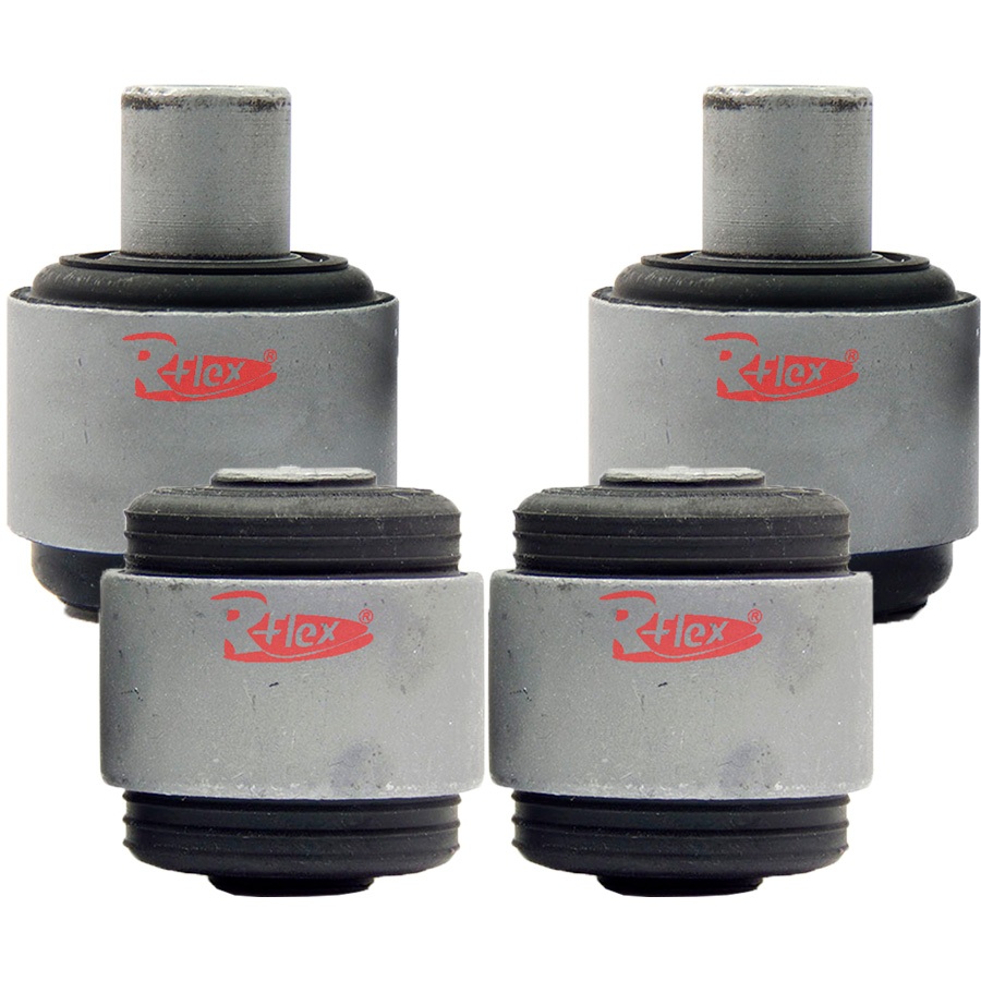 Kit 4 Buchas Braço Barra Estabilizadora Traseira Peugeot 206 207 SW