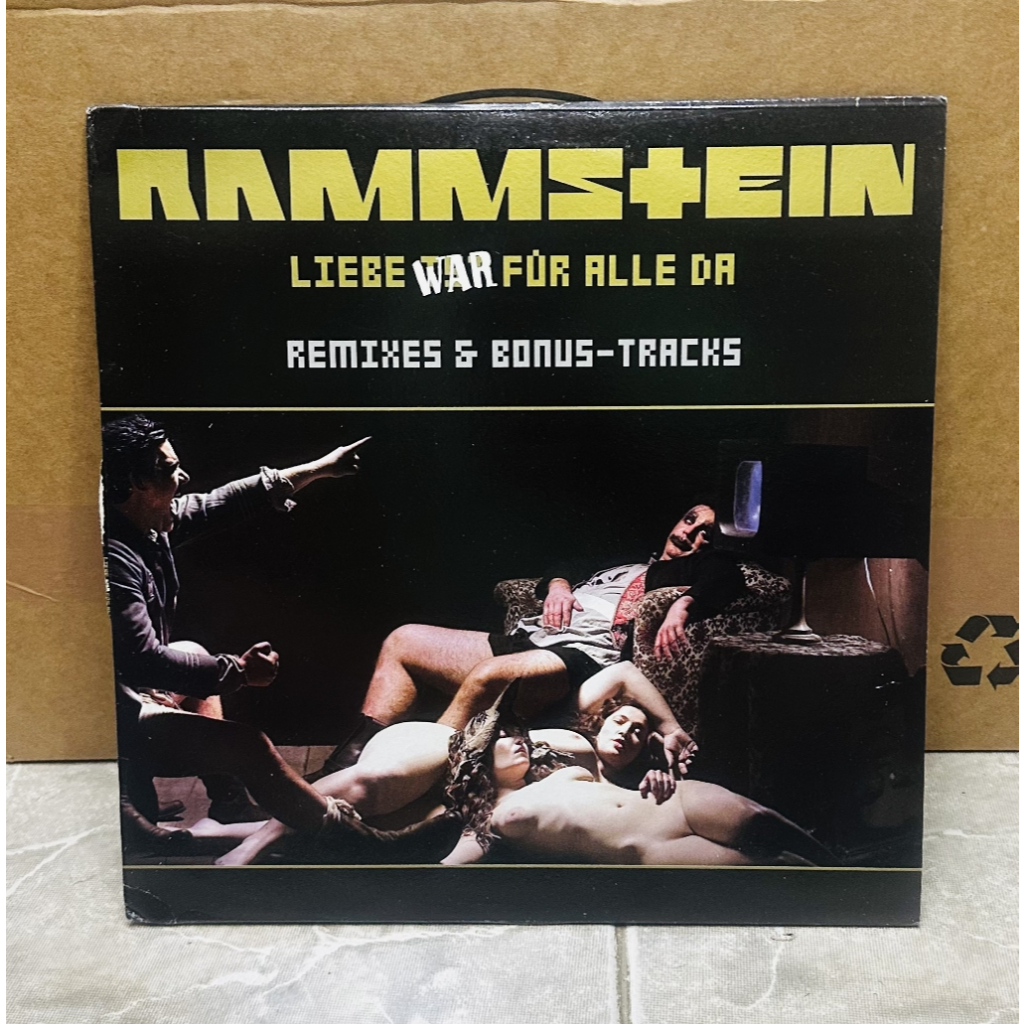 Rammstein - Liebe War Fur Alle Da Disco de Vinil 12" Importado Raro Limitado
