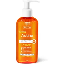 Gel De Limpeza Facial Actine Pele Oleosa A Acneica Com 140g