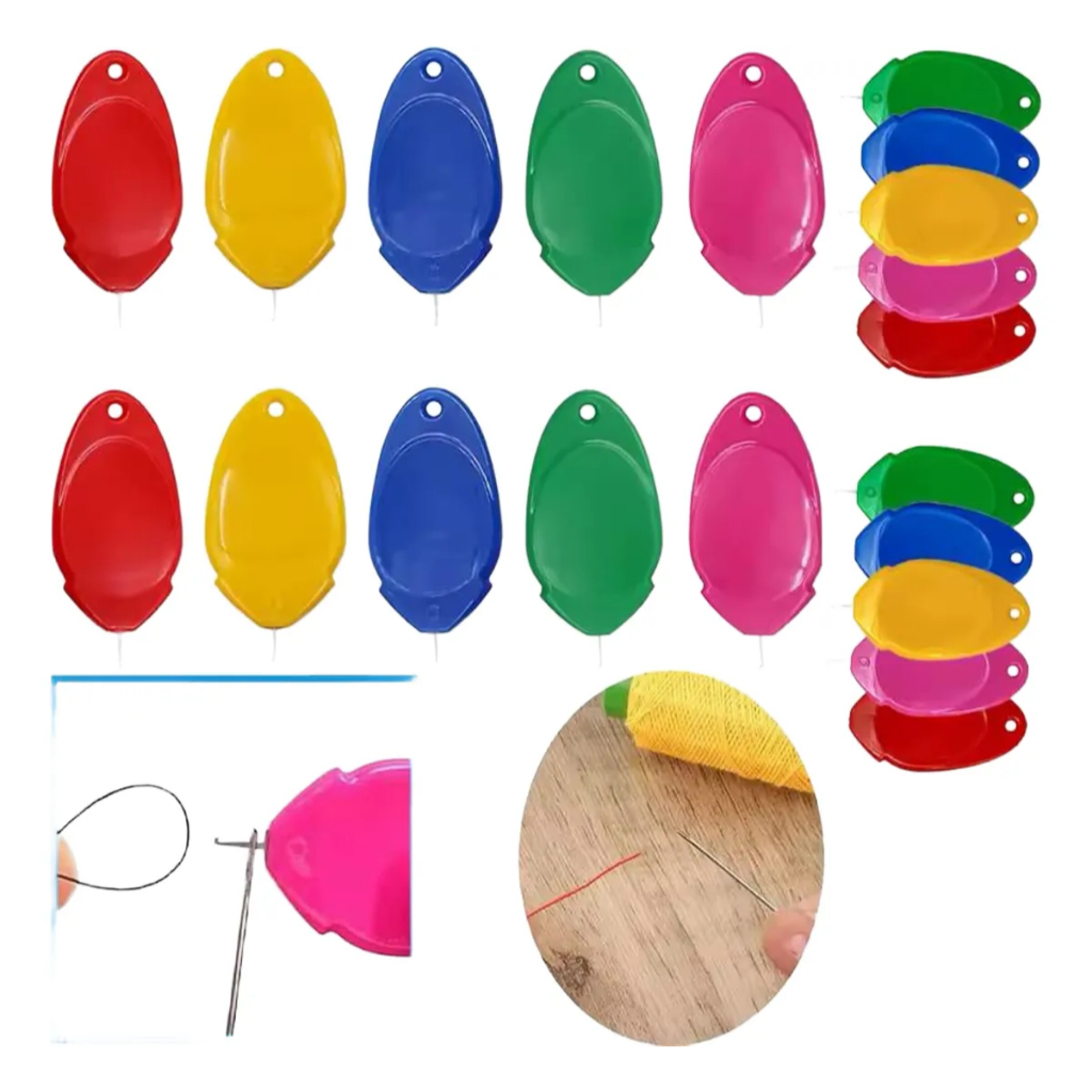 Kit 1/2/4/8 Passadores para colocar Linha em Agulha e Alfinete