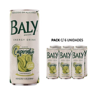Pack Energético Baly Energy Drink Caipirinha 250ml em Oferta na Shopee