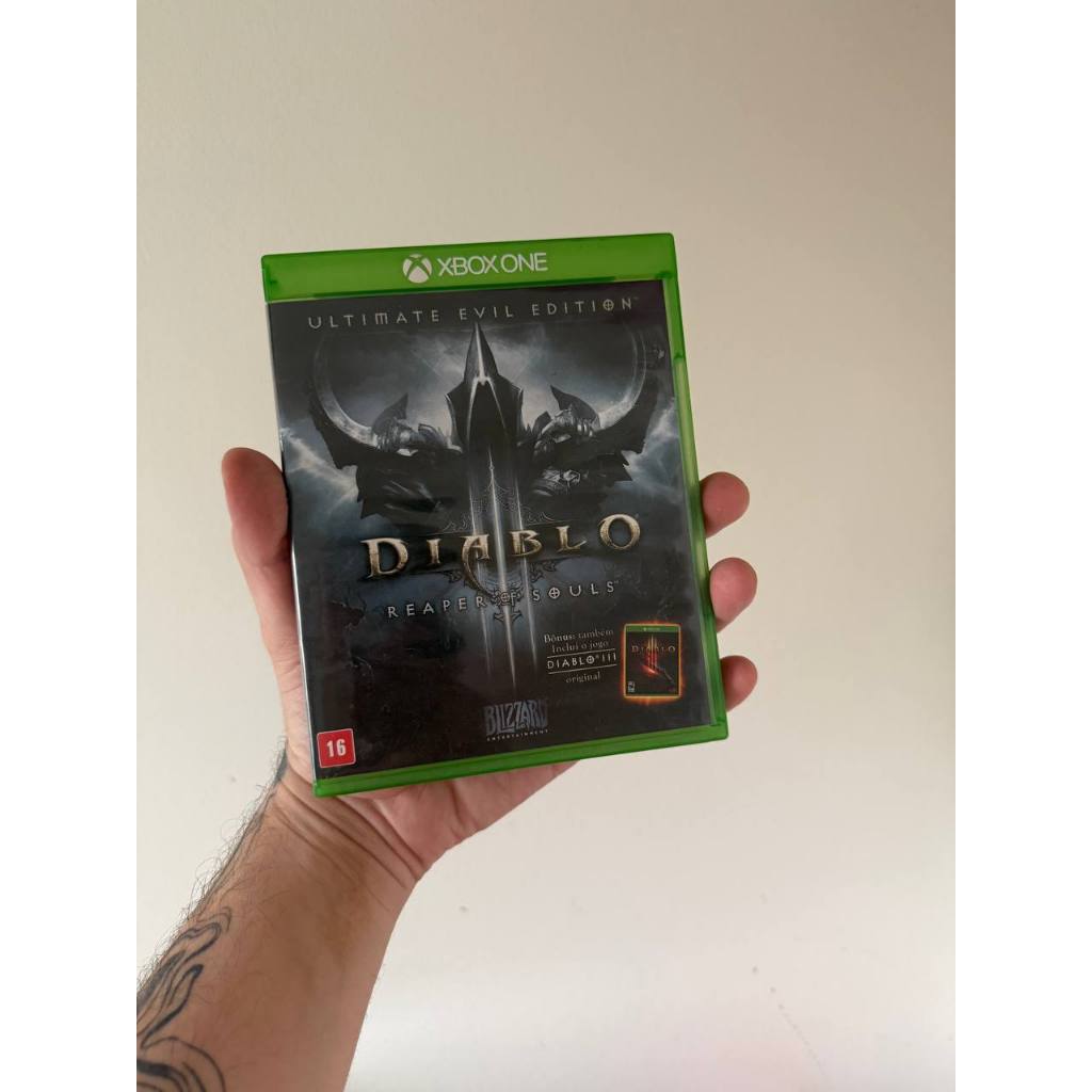 ENVIO IMEDIATO JOGO DIABLO REAPER OF SOULS 3 XBOX ONE MIDIA FISICA