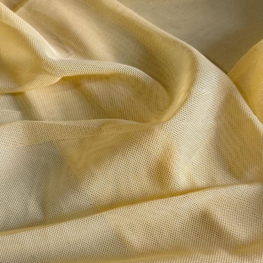 TULE SPAN tule de malha ou tule com lycra TECIDO com 1,50m largura 95% Poliéster 05% Elastano