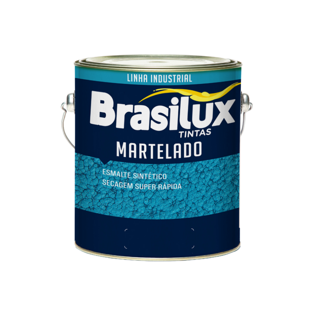 Tinta Esmalte Martelado Metal Motor Barco 3,6L Brasilux- Escolha a cor