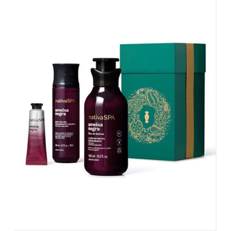 Kit Natal 2025 Boticário: Lily, Her code, Malbec, floratta, ameixa negra, nativa spa. escolha o seu