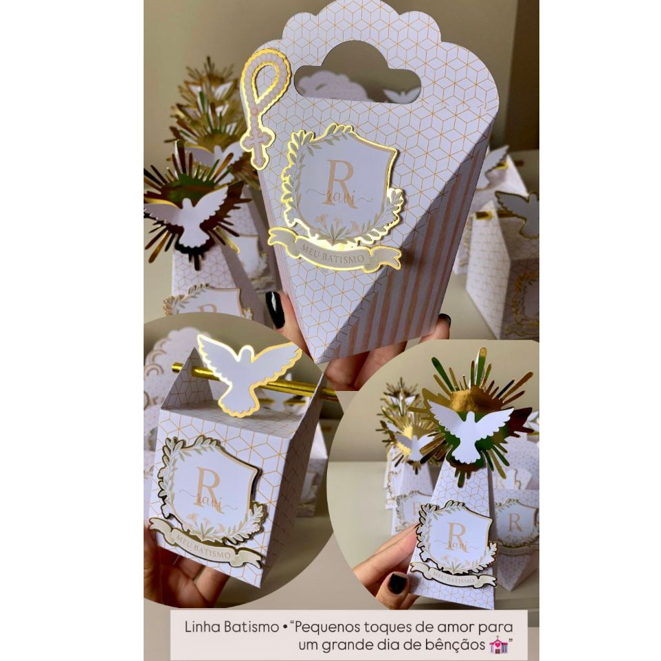 Kit Personalizado Batizado | Lembrancinhas para Festa.| Caixinhas Personalizadas~