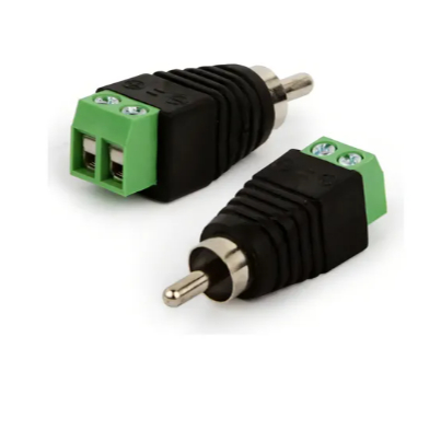 Conector RCA Macho Com Borne