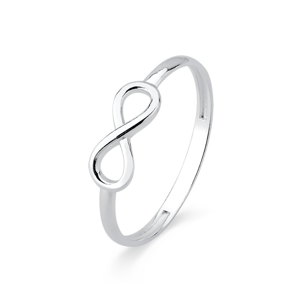 Anel de Prata 925 Infinito Delicado