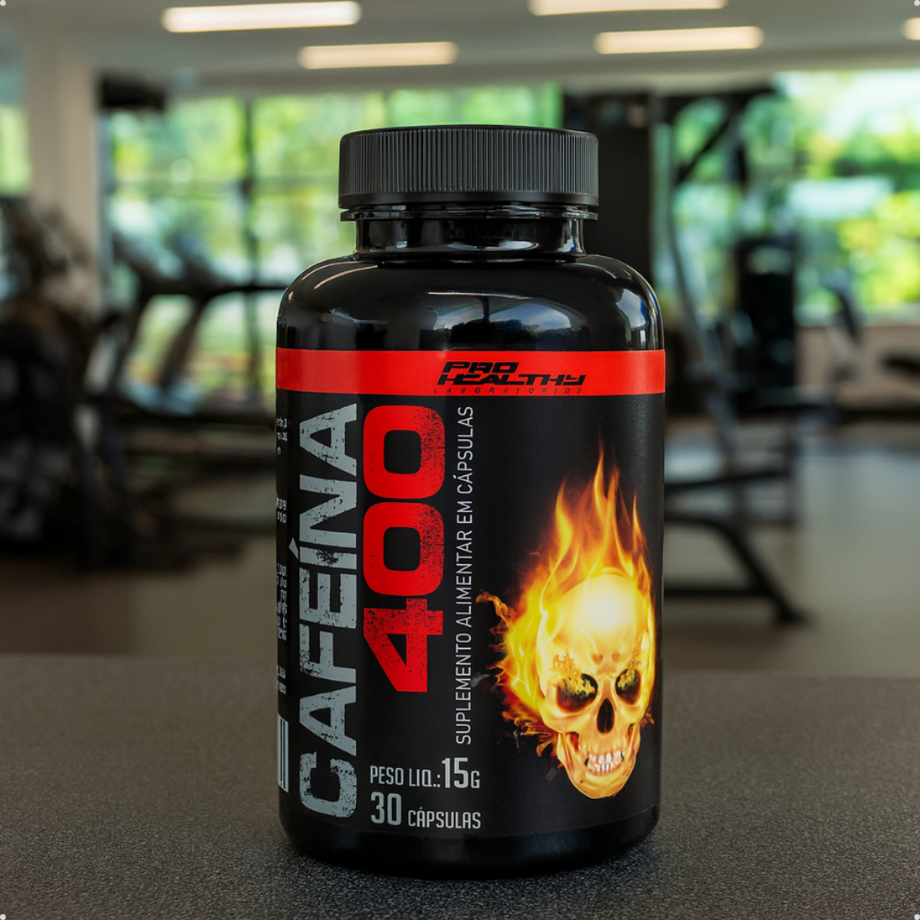 Detalhes do Cafeína em Cápsulas 400mg - Pote de 30 Unidades - Pro Healthy