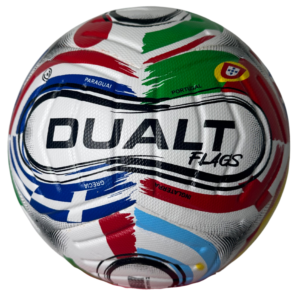 Bola de Futebol Campo/Society/Mini Bola Dualt Flags 2026 PU TechFusion