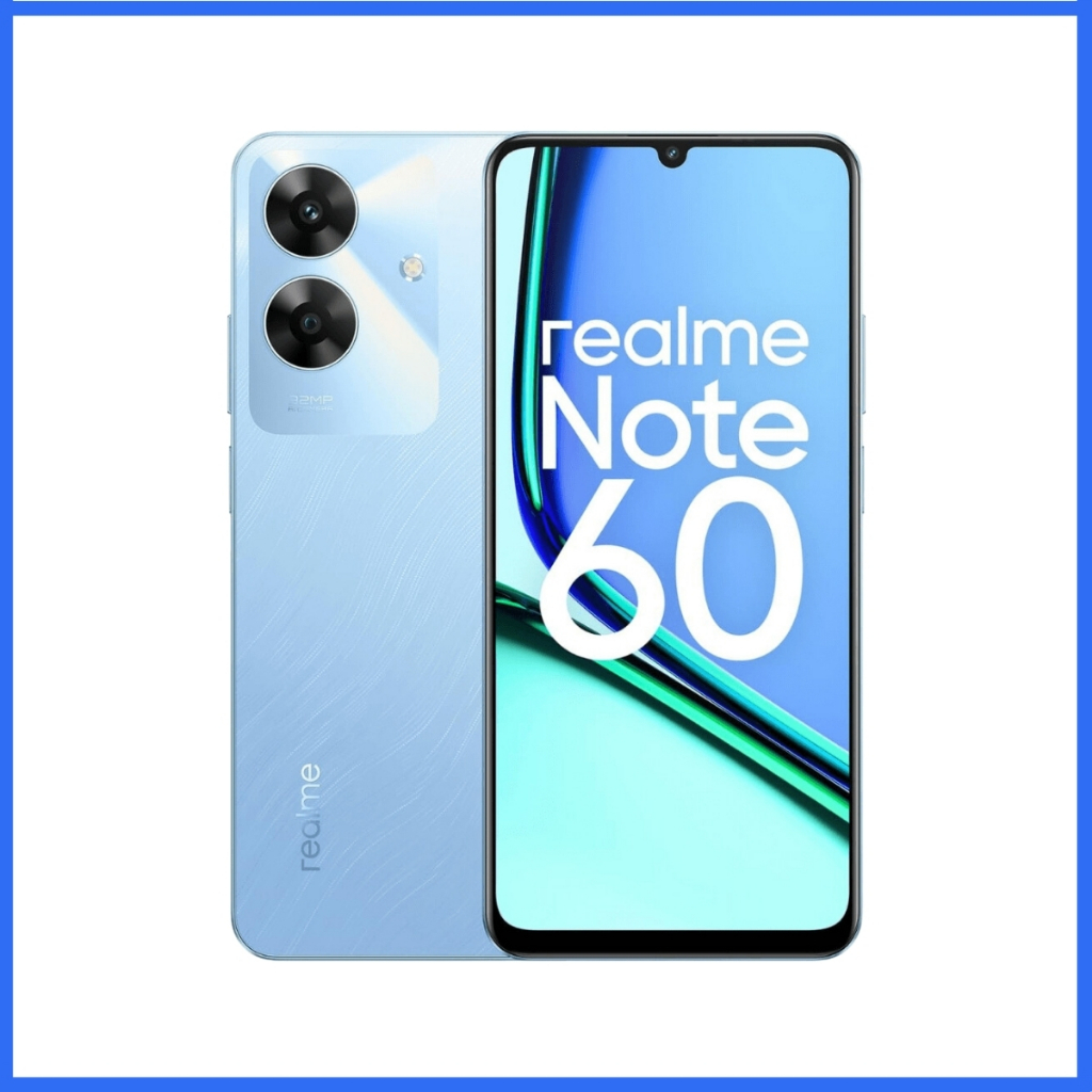 Smartphone Realme Note 60 Dual SIM 3GB RAM/64GB Processador Octa-Core AI Boost Câmera 32MP 5000MaH em Oferta na Shopee