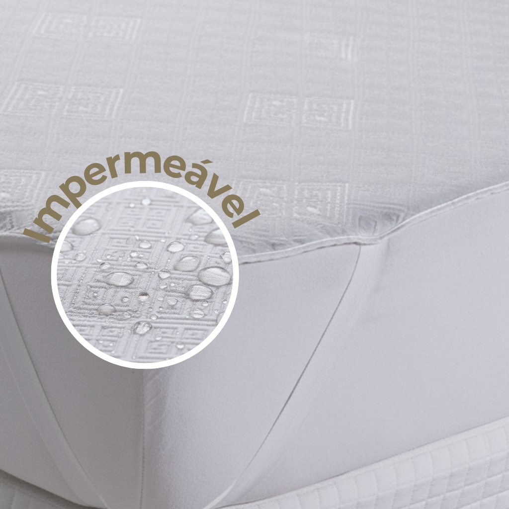 Protetor de Colchão Solteiro Impermeável Colchão Box Impermeável C/Elastico