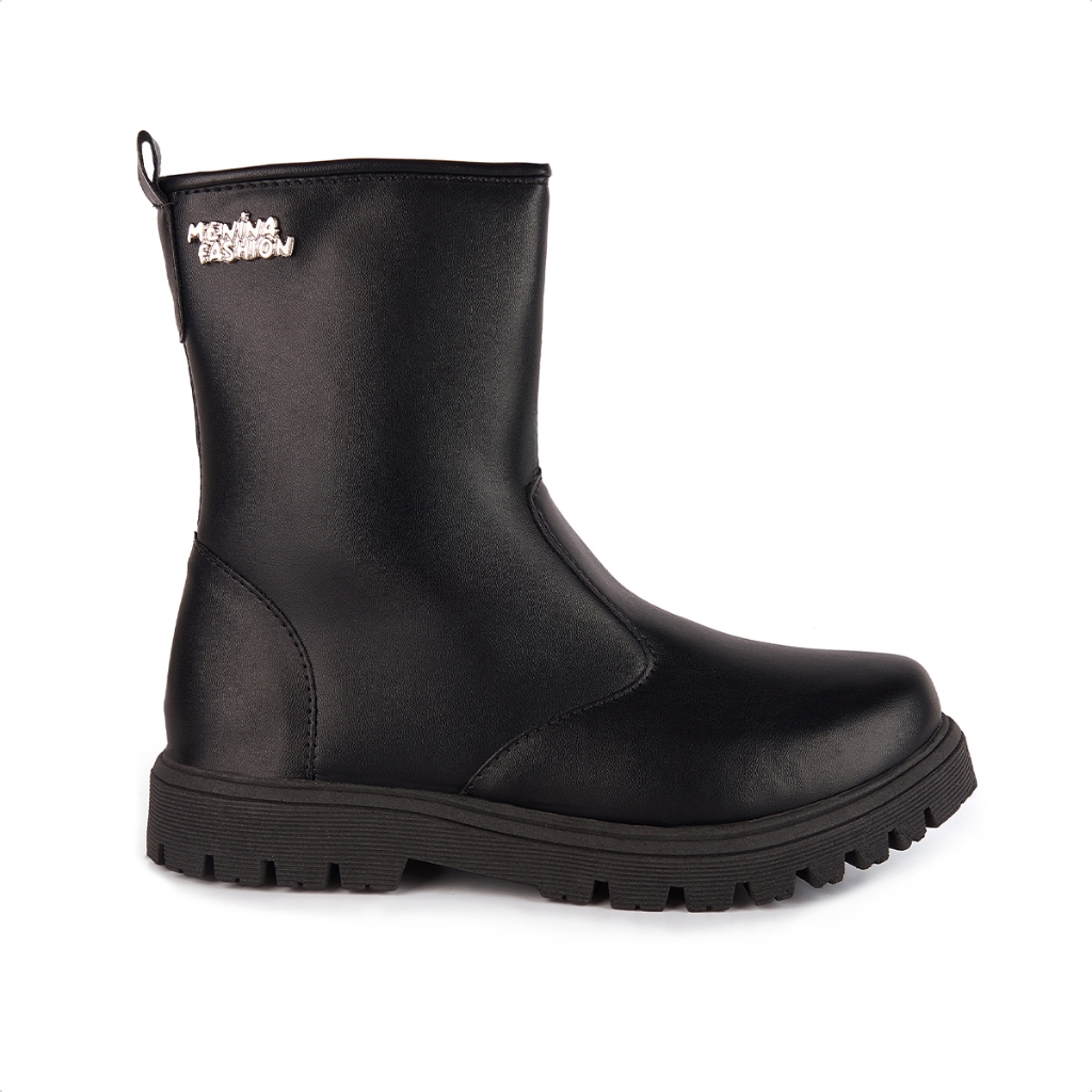 Bota Infantil Cano Curto Montaria Sola Tratorada Menina Fashion em Oferta na Shopee