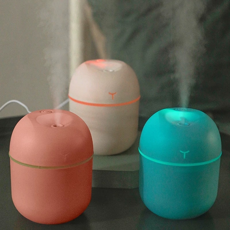 Mini Umificador Difusor De Ar Portátil Led Usb Aromatizador 220ml-Minimeow