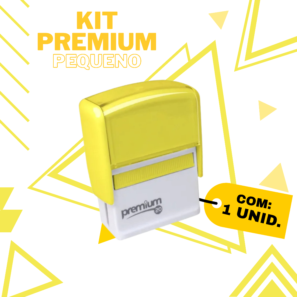 Carimbo Personalizado Premium 10 Pequeno - ENVIAR OS DADOS NO CHAT em Oferta na Shopee