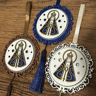 Mandala Adorno de Porta/Parede Enfeite de Nossa Senhora Aparecida em Oferta na Shopee