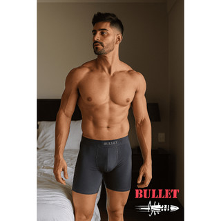 KIT 2 Cueca Masculina Premium com Elástico Largo 40mm – Conforto e Durabilidade | Cores Sortidas P ao GG