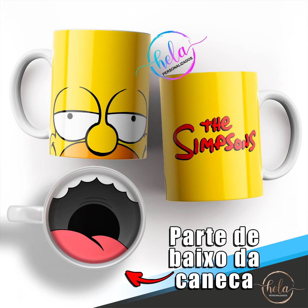 Caneca Personalizada Homer Simpson: Onde Comprar | BuscaProdutos