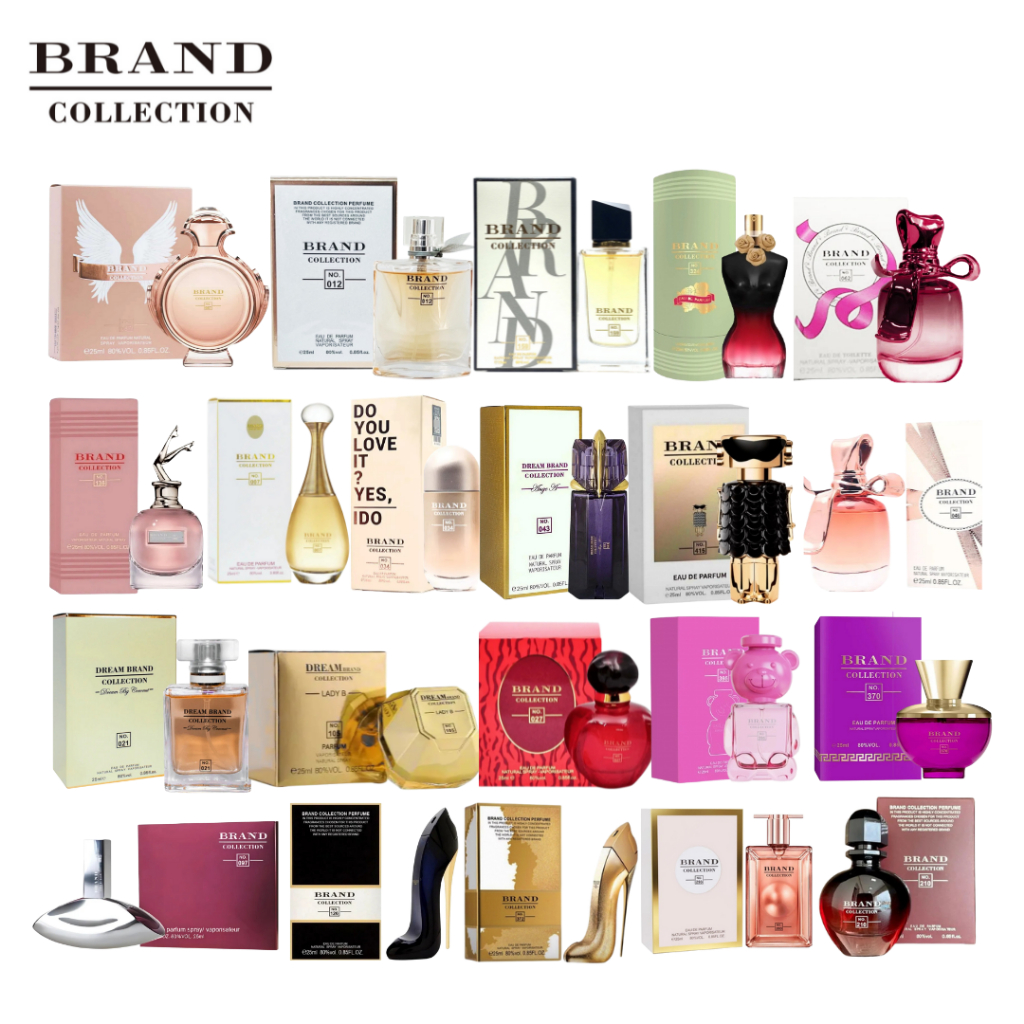 Perfume Feminino Miniatura Brand Collection 25ML Inspiração Perfume Importado