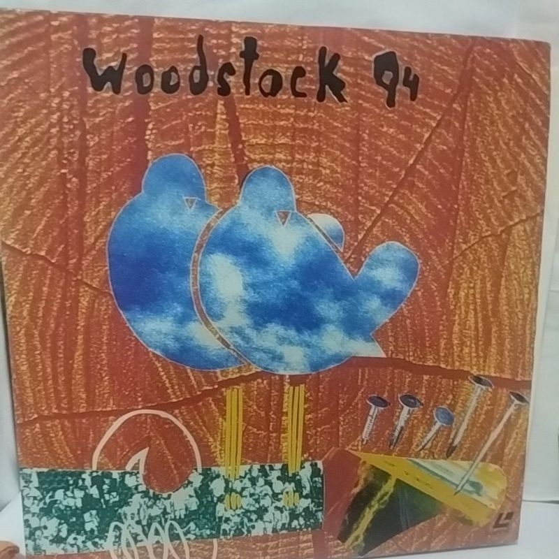 Laser Disc Woodstock Noventa e Quatro Duplo.