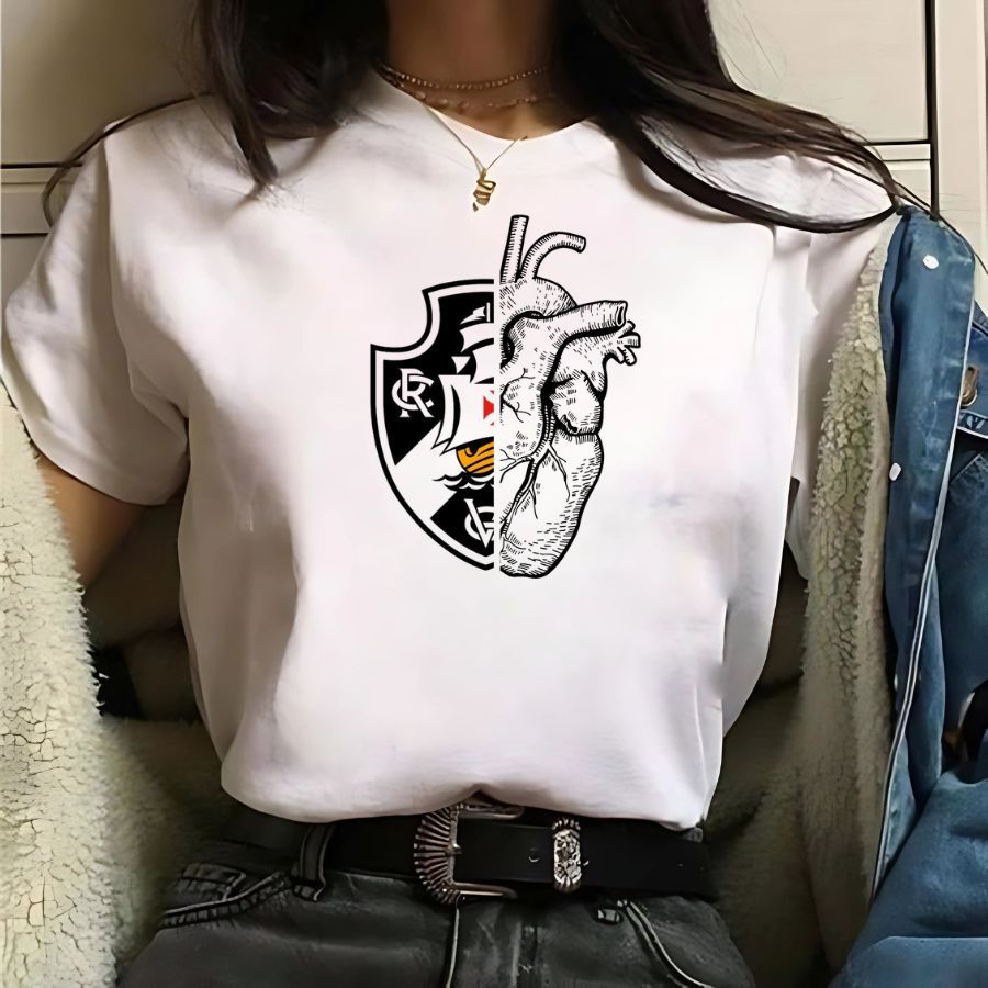 Camiseta t shirt Do Vasco Da Gama Branca / Camisa Do Vascao