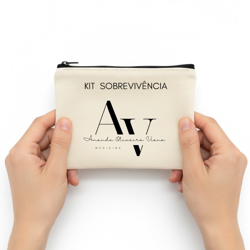 150 Lembrancinha Mini Necessaire  Personalizado para Formatura Brinde Casamento Aniversario