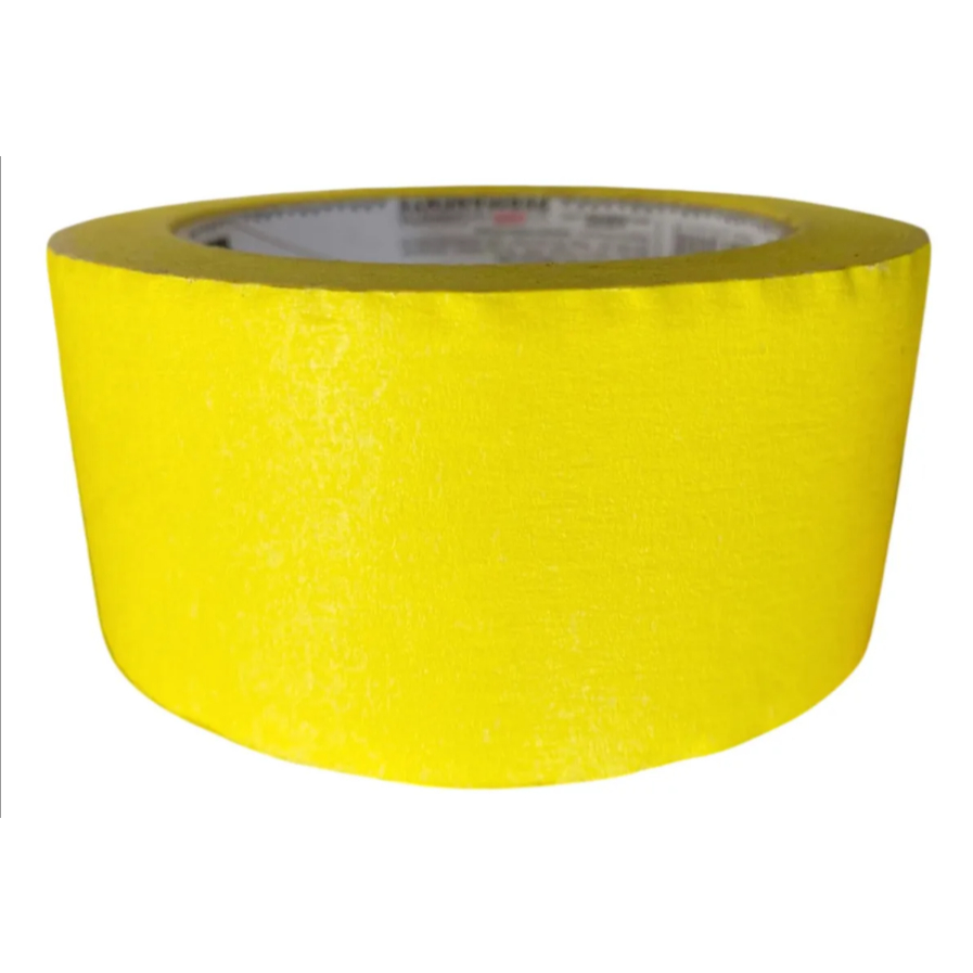 Fita Crepe Automotiva Adere Amarela Pintura Verniz 48mm x 40m Polimento