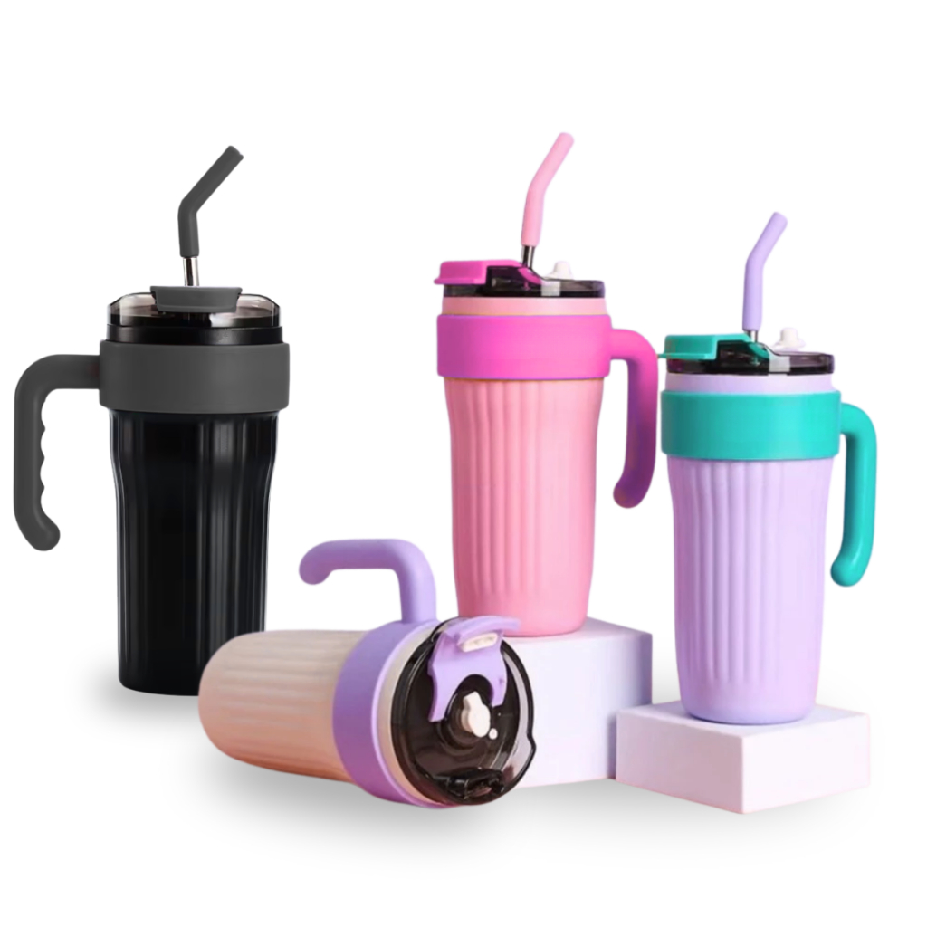 Copo Térmico de Grande Capacidade 860ml Americano com canudo em Oferta na Shopee