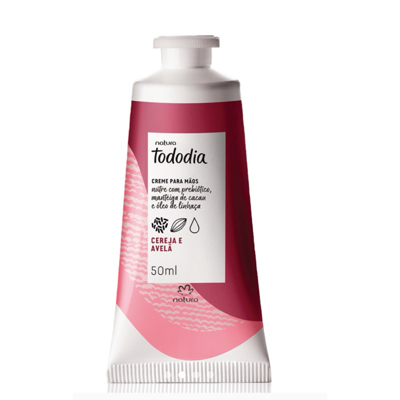 Creme Nutritivo para as Mãos Tododia Natura Cereja e Avelã 50ml