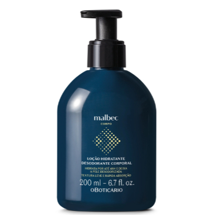 Loção Hidratante Desodorante Corporal Malbec  / Arbo 200Ml