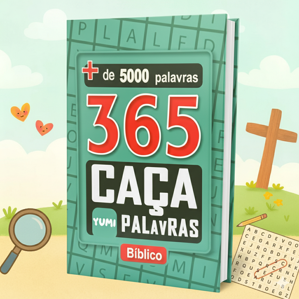 365 Caça Palavras Bíblico + De 5000 Palavras em Oferta na Shopee