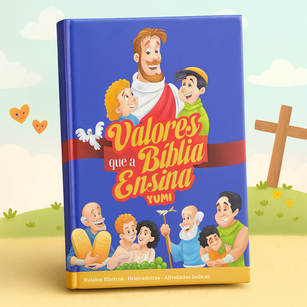 Livro Infantil Valores que a Bíblia Ensina - Histórias, Brincadeiras e Atividades Bíblicas para Crianças em Oferta na Shopee