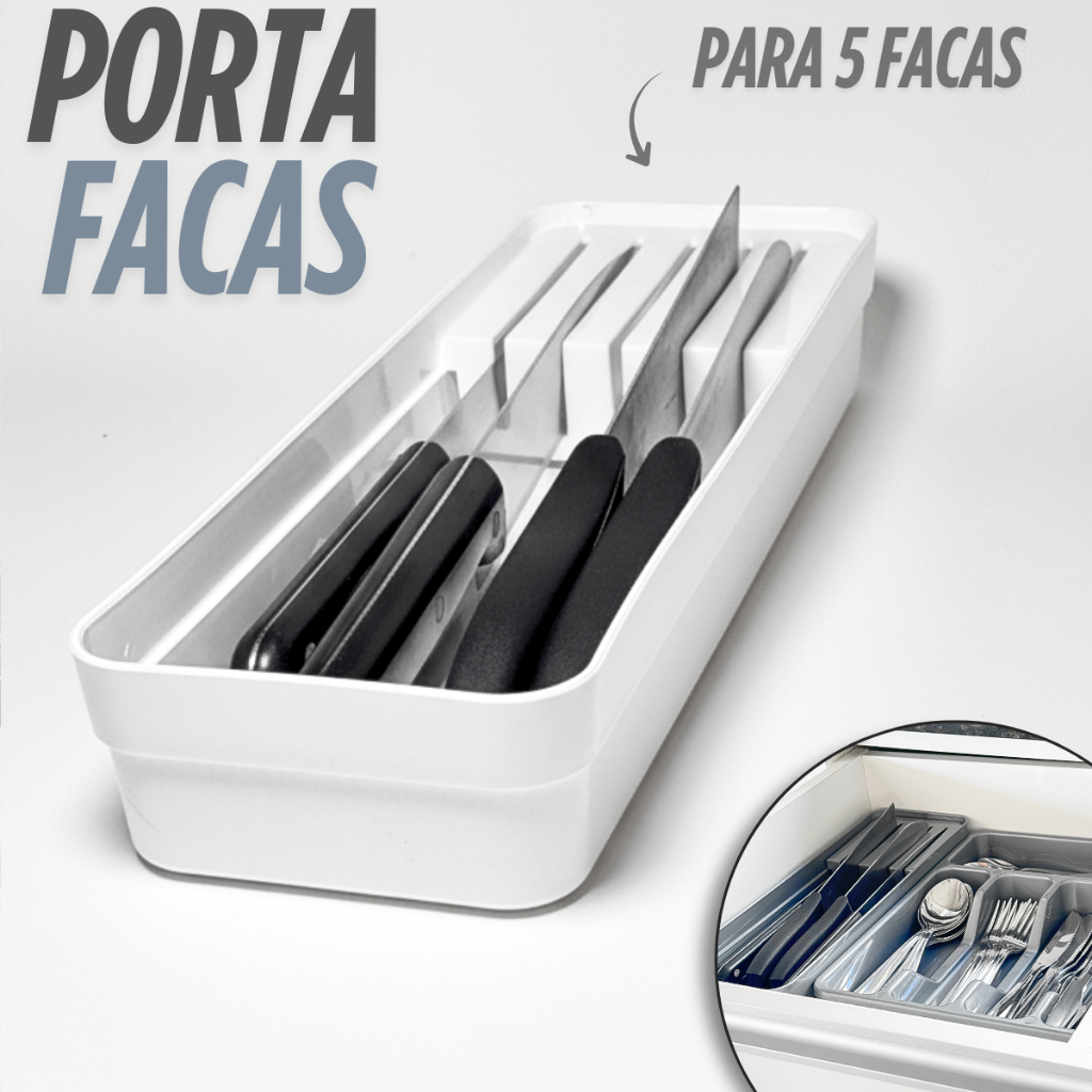 Suporte Facas Gaveta: Onde Comprar | BuscaProdutos