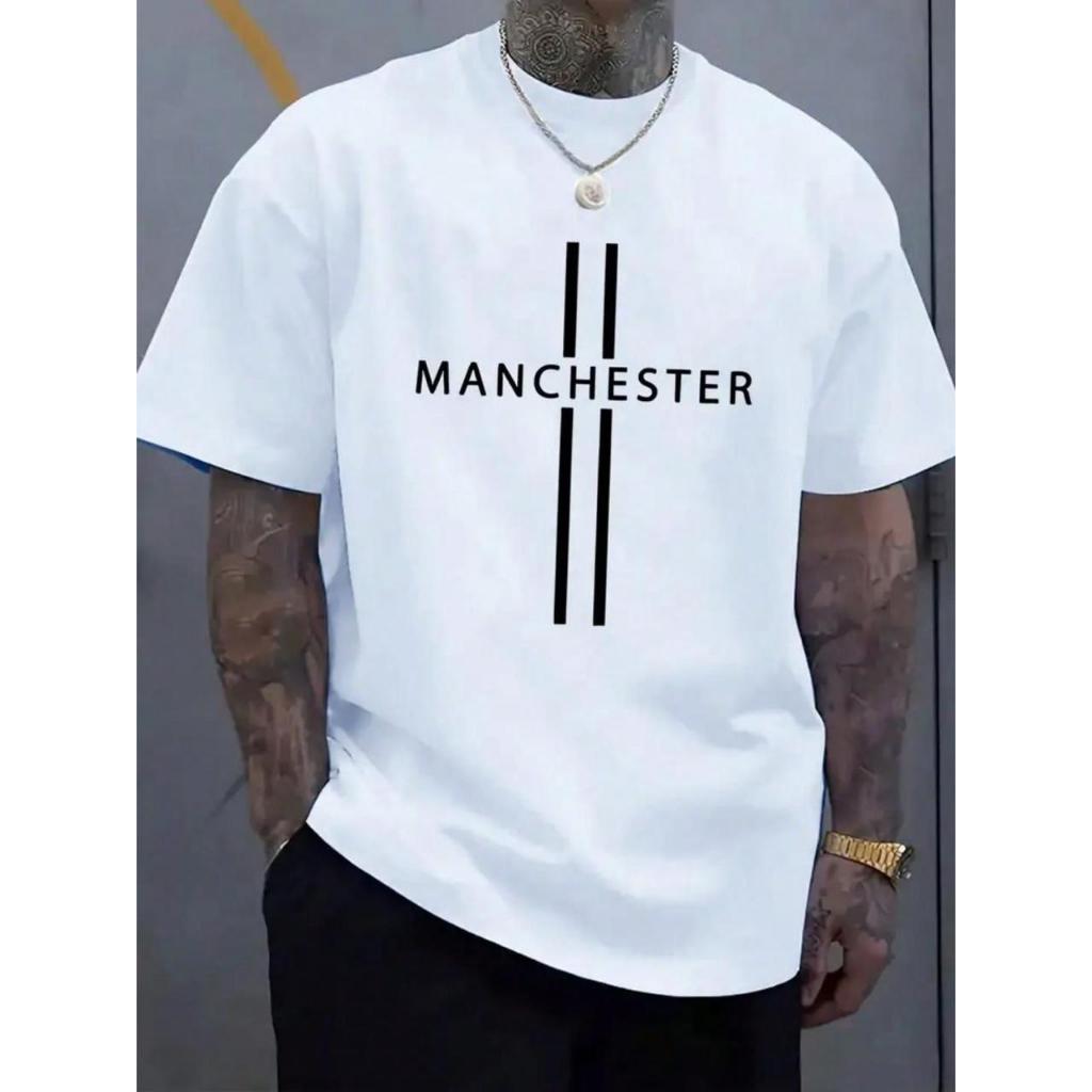Camiseta Masculina DEspojada Estilosa Estampa Premium Manchester