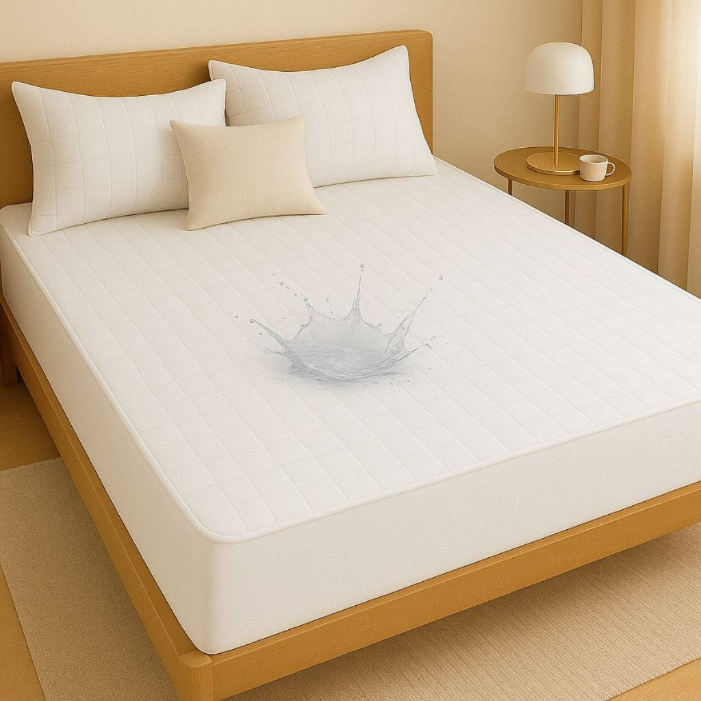 Capa para Colchão 100% Impermeável com Elástico em Toda Volta Matelado Protetor de Cama Box