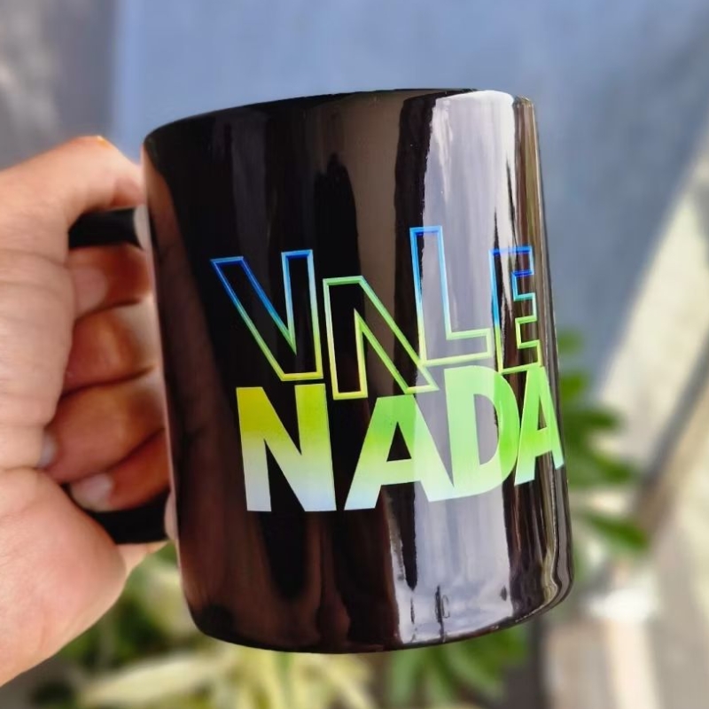 Caneca Vale Nada da novela Vale Tudo, Estampa Exclusiva Personalizada com Nome em cerâmica 325 ml