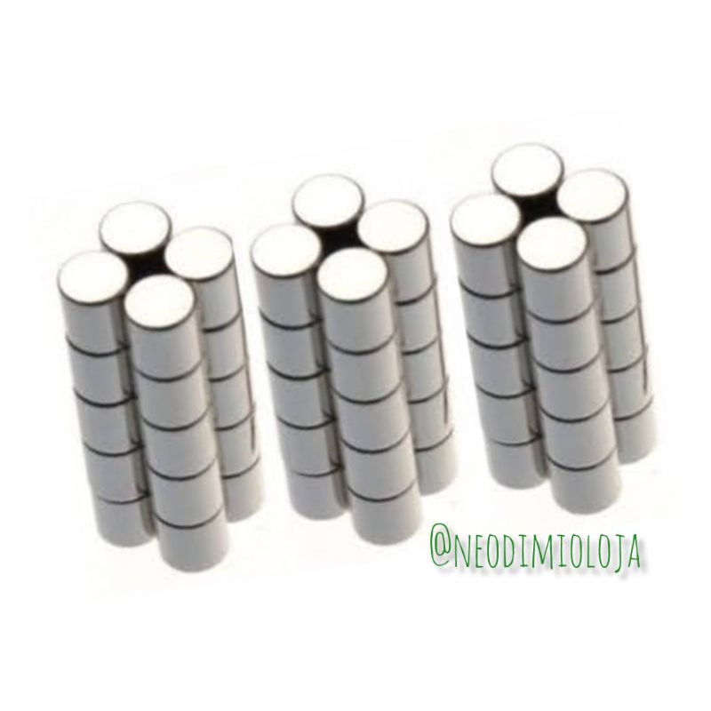 Ima de Neodímio 4x4mm 10 peças