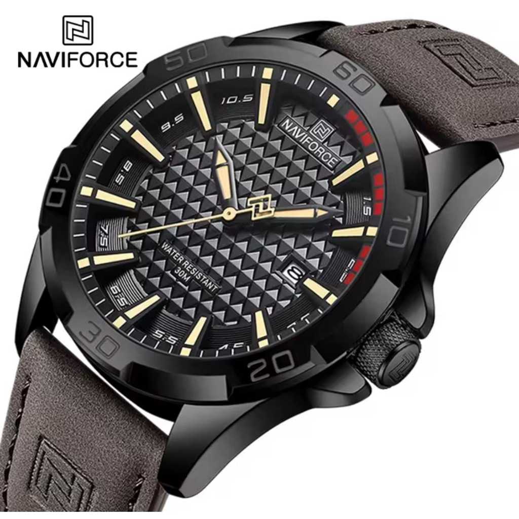 relogio naviforce, 8023 naviforce, relogio masculino, relogio de couro, relógio, masculino, homem acessórios, moda